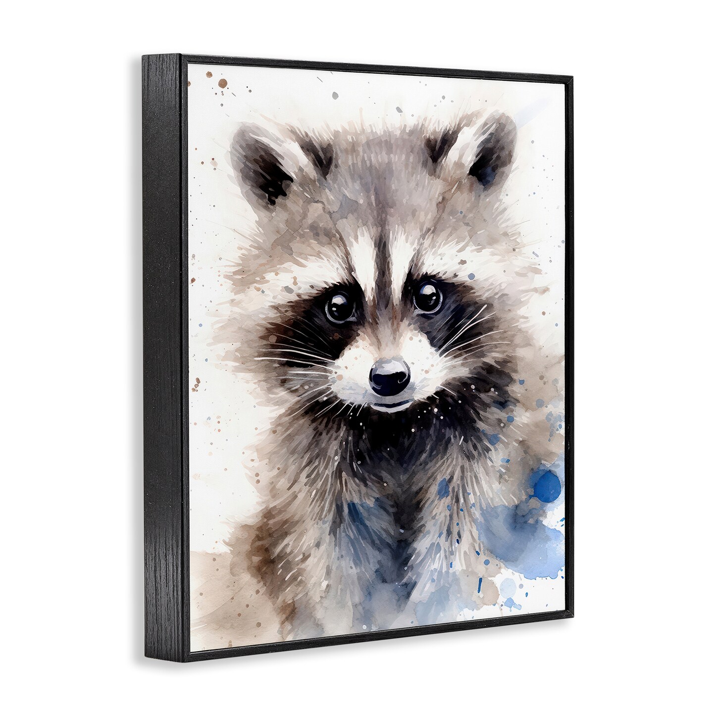Stupell Industries Woodland Nursery Raccoon Framed Giclee Wall Art Design by Franklyn Gregory