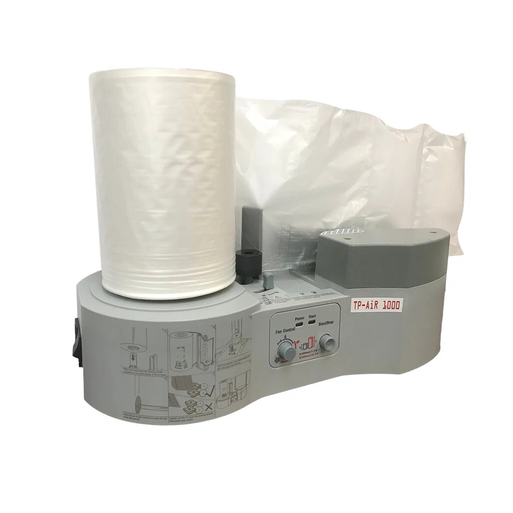 TP-AIR 1000 Air Pillow Maker Air Cushion Bubble Machine for Carton Box Packaging.