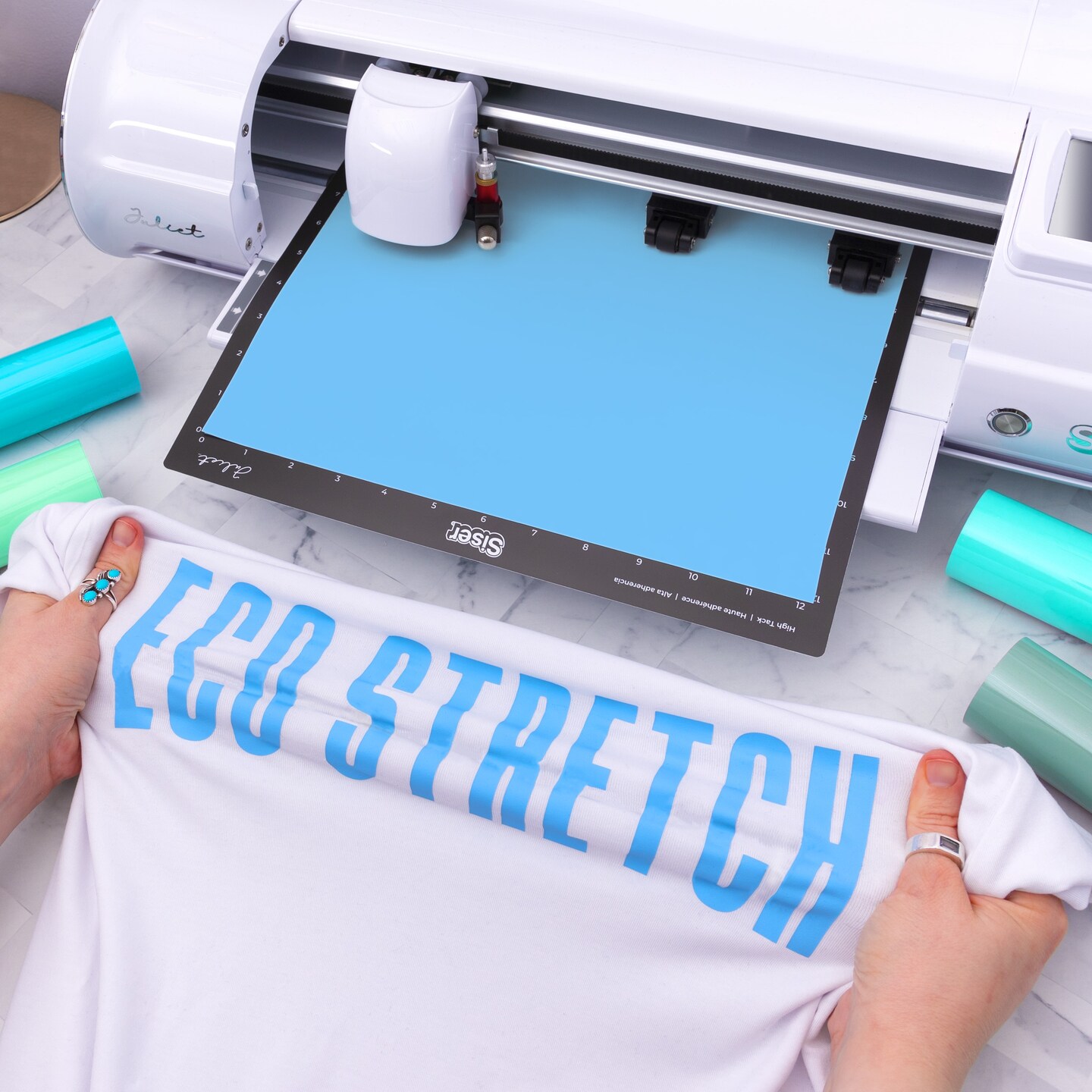 Siser&#xAE; EasyWeed&#xAE; EcoStretch&#x2122; Heat Transfer Vinyl, 11.8&#x22; x 24&#x22;