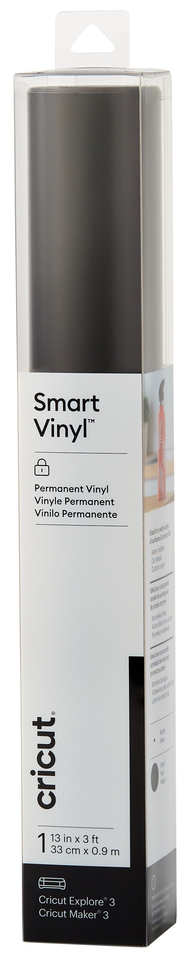 Cricut Smart Vinyl Permanent 3ft-Black