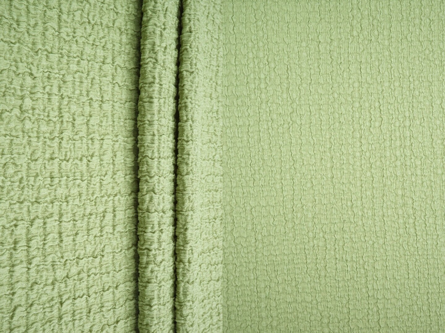 1 Yard Waffle Crepe Woven Fabric, Stretch Textured Home Decor Material 58/59" Width