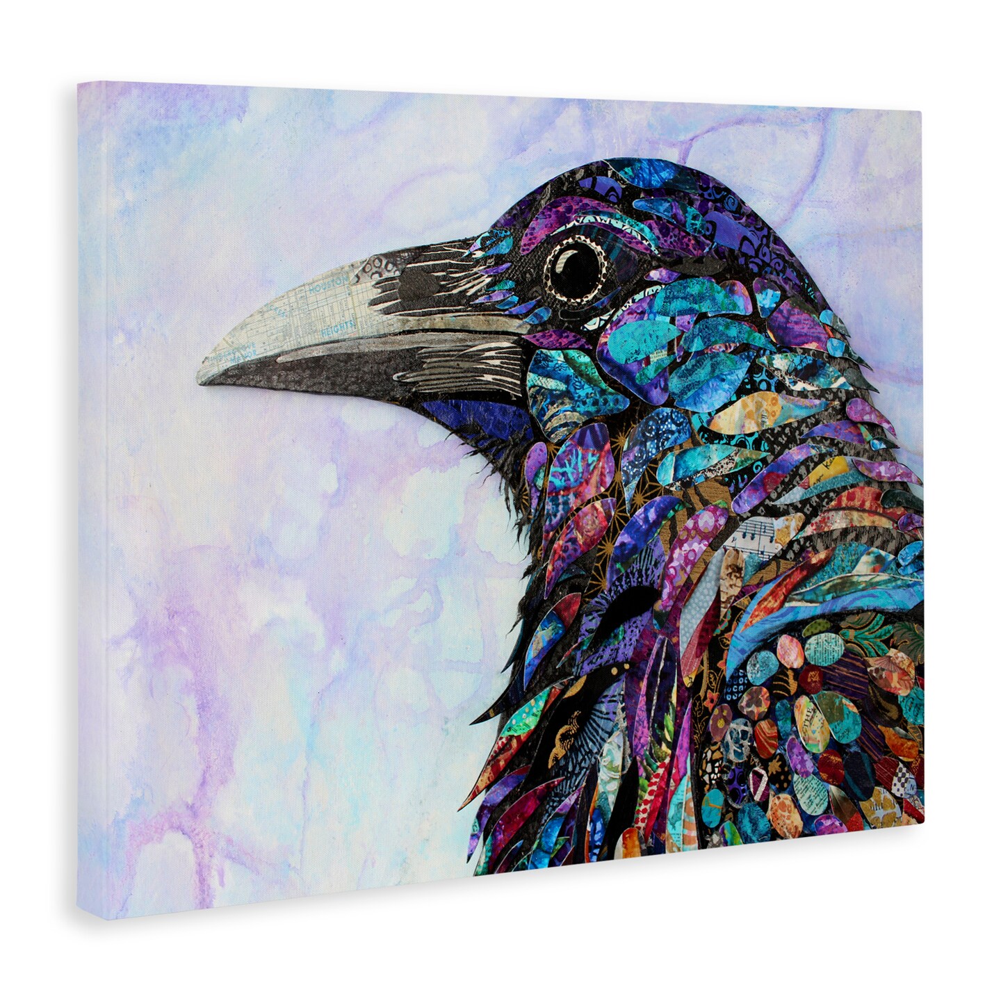 Stupell Industries Stay Curious Crow Canvas, design by Lisa Morales
