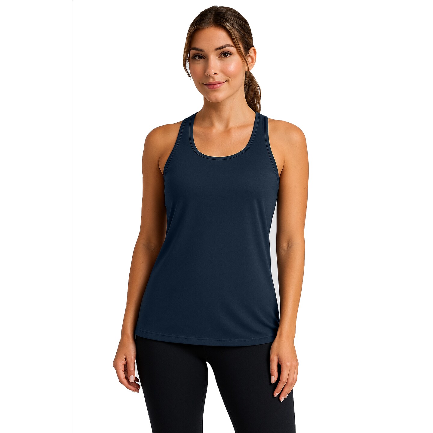 Galaxy By Harvic Women's Moisture Wicking Racerback Tank (S-3XL)