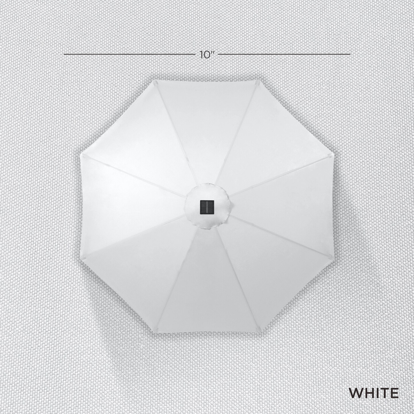 Best Choice Products 10ft Solar LED Lighted Patio Umbrella w/ Tilt Adjustment, UV-Resistant Fabric