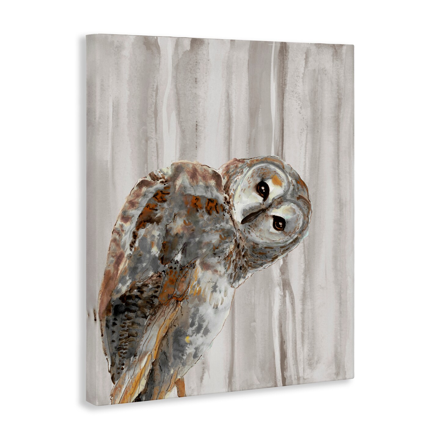 Stupell Industries Peeking Owl's Gaze Canvas, design by Patti Mann