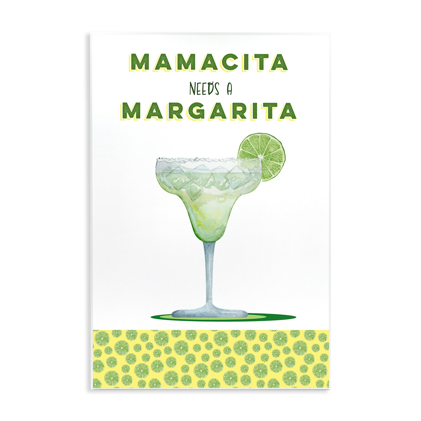 Stupell Industries Mamacita Needs Margarita Wall Plaque, design by Brett Blumenthal