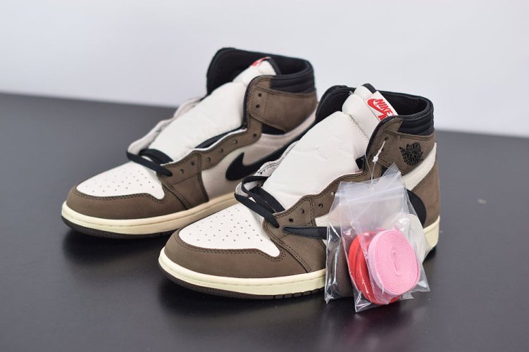 Nike Air Jordan 1 Retro High OG SP Travis Scott Mocha | MakerPlace