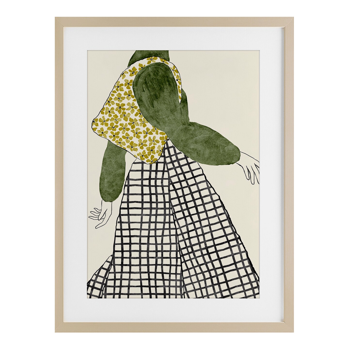 Stupell Industries Minimal Fashion Outfit Framed Print Under Glass, design by JJ Design House LLC