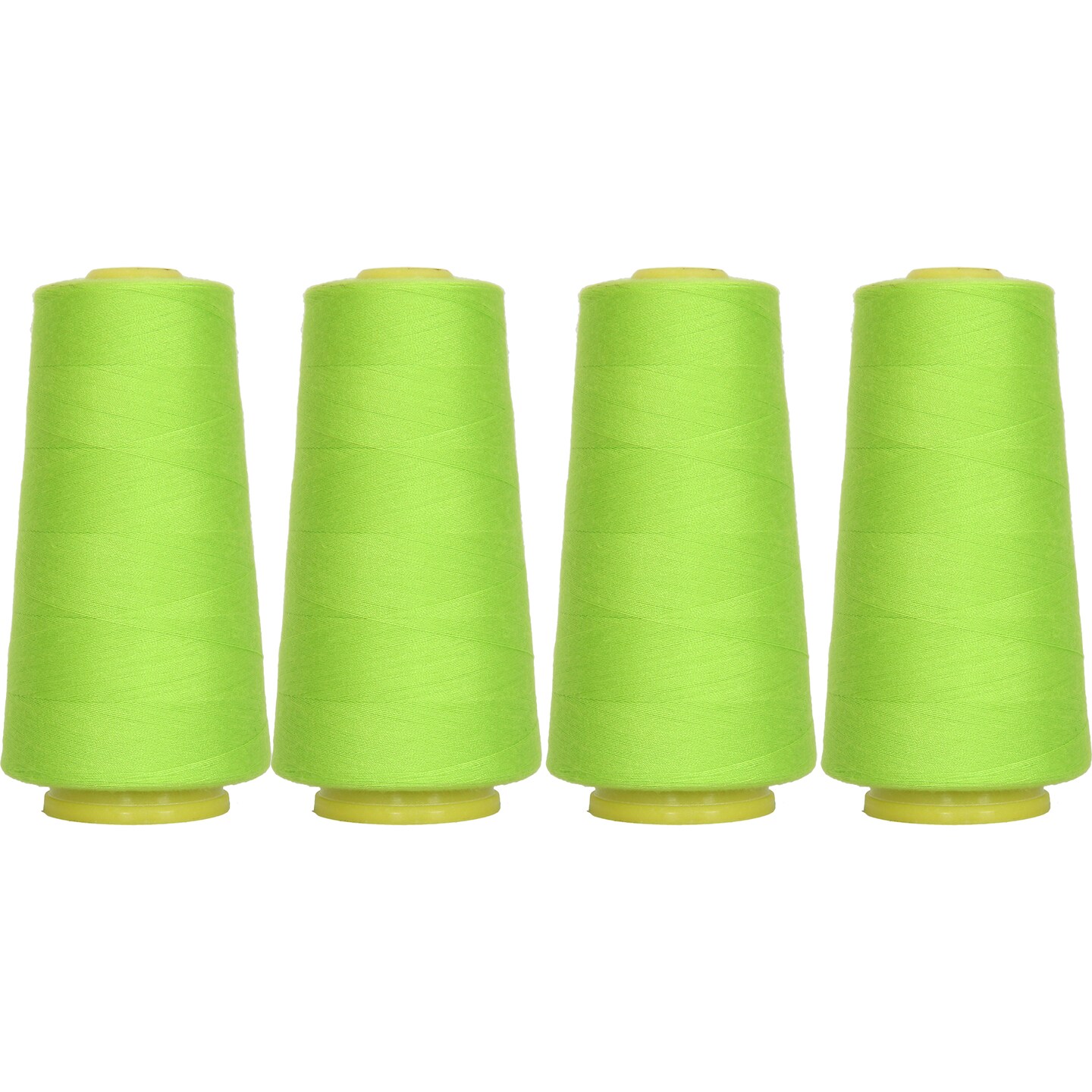 Threadart Polyester Serger Thread - 2750 yds 40/2 - 4 Cone Bundle Pack - 56 Colors Available -