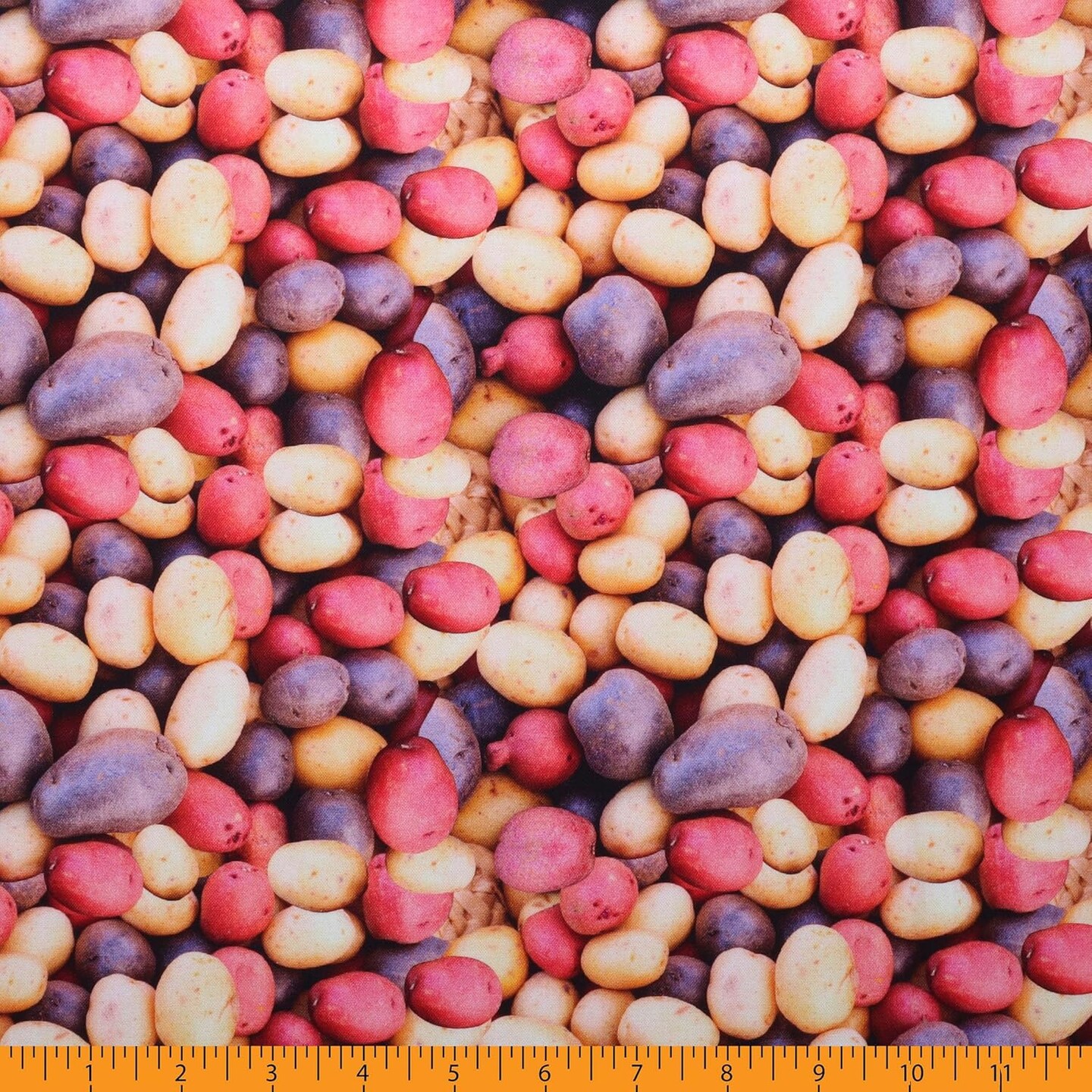 Mook Fabrics Fruit-Vegetables Cotton Fabric [45 in. Wide] - By The Yard