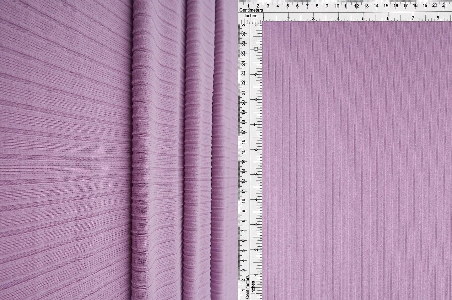 8x3 Ribbed Knit Fabric 58/60" Width, Perfect for Apparel & DIY