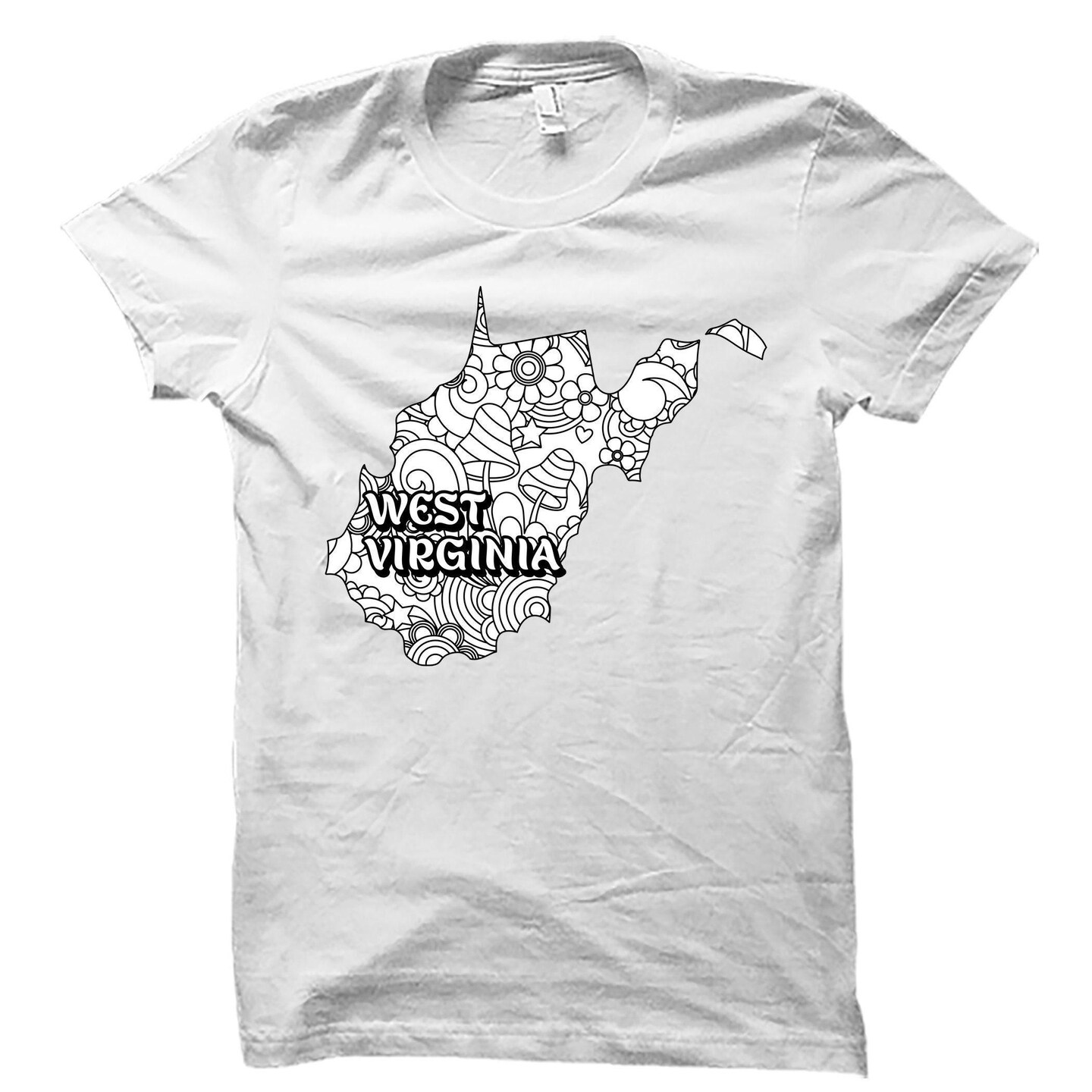 Cute West Virginia Shirt, Cute West Virginia Gift, West Virginia Gifts, West Virginia Tee, West Virginia Home, West