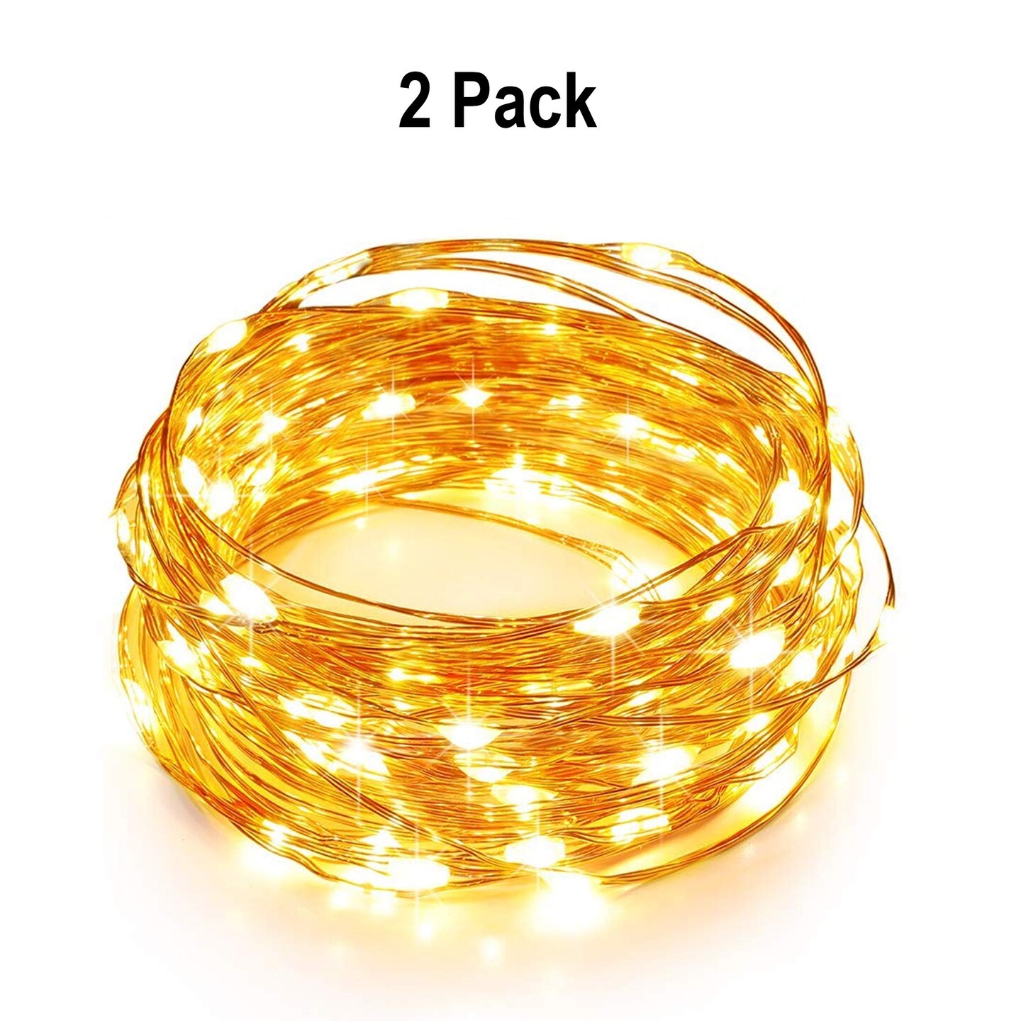 Waterproof Solar 200 LED Copper String Lights for Outdoor Decor
