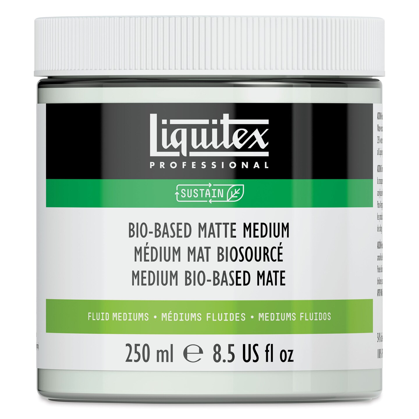 Liquitex Bio-Based Acrylic Fluid Medium - Matte Medium, 250 ml