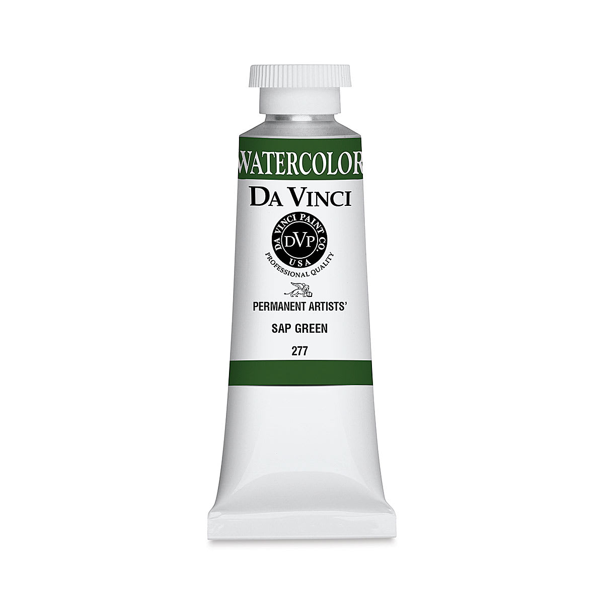 Da Vinci Artists' Permanent Watercolor - Sap Green, 37 ml tube