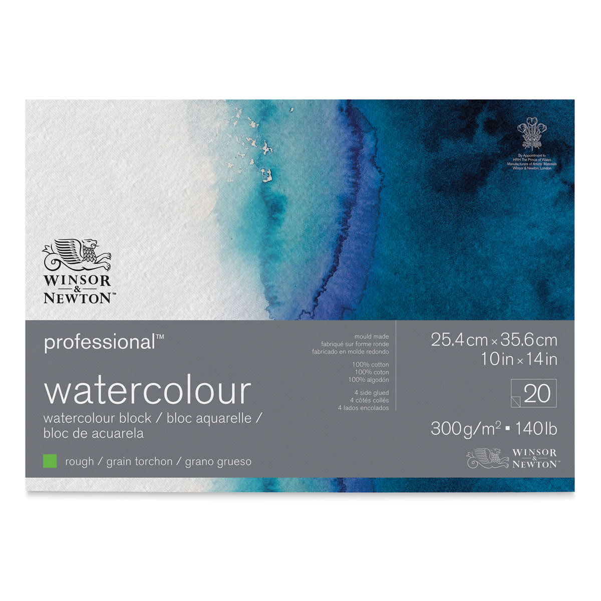 Winsor & Newton Professional Watercolor Block - 10" x 14", Rough Press