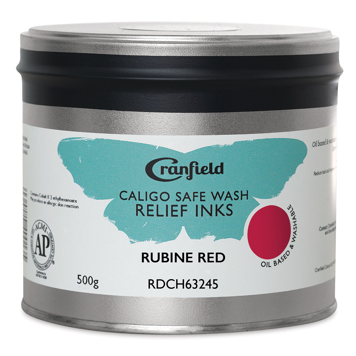 Cranfield Caligo Safe Wash Relief Ink - Rubine Red, 500 g, Color: Red ...