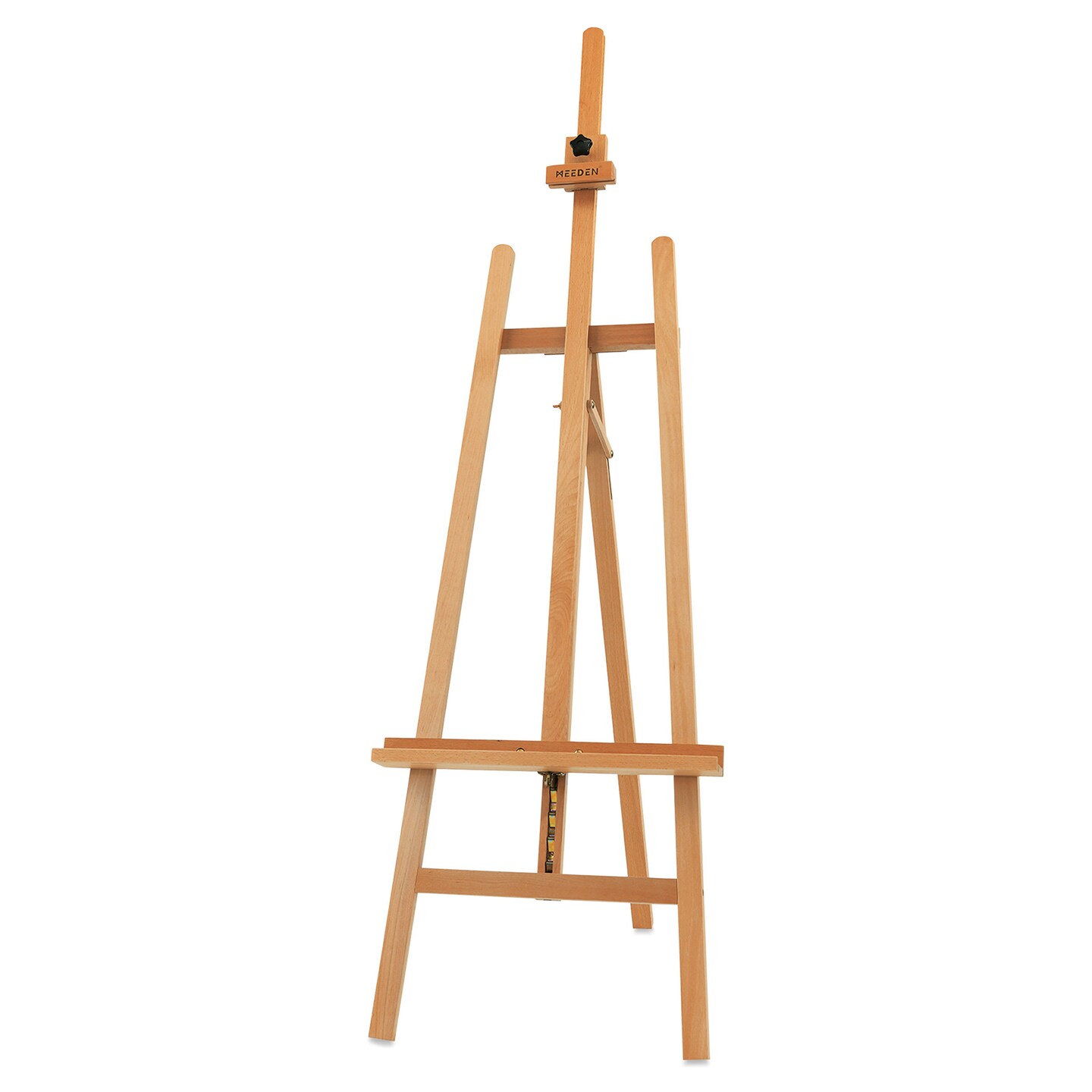 Meeden Large A-Frame Easel - Natural Beech Wood, 21" W x 33" D x 88" H