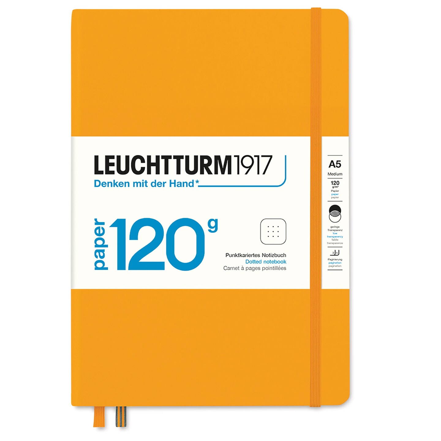 Leuchtturm1917 Edition 120G Notebook - Rising Sun, 5-3/4" x 8-1/4", Dotted