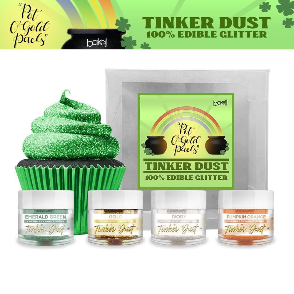 Bakell - St. Patty's Day Pot O' Gold Collection Tinker Dust® Glitter Combo Pack B (4 PC SET)