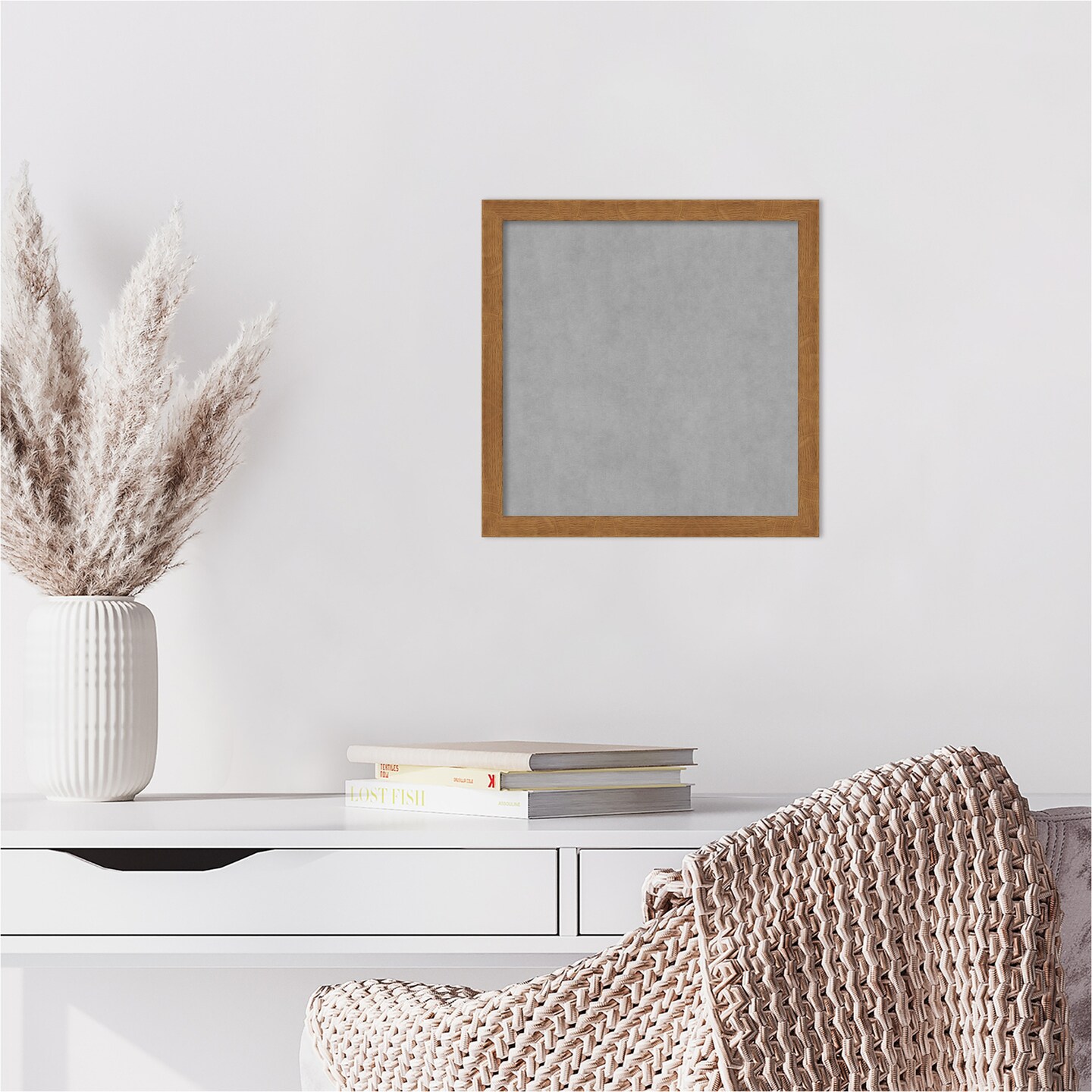 Carlisle Narrow Wood Framed Magnetic Board