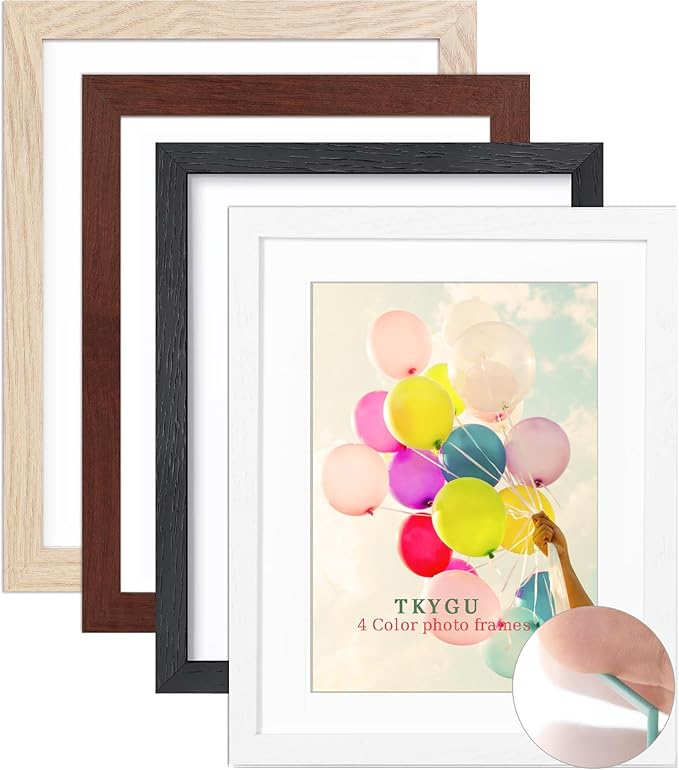 4x6 Picture photo Frame Set of 4,Multi WoodColor,Display Pictures 3