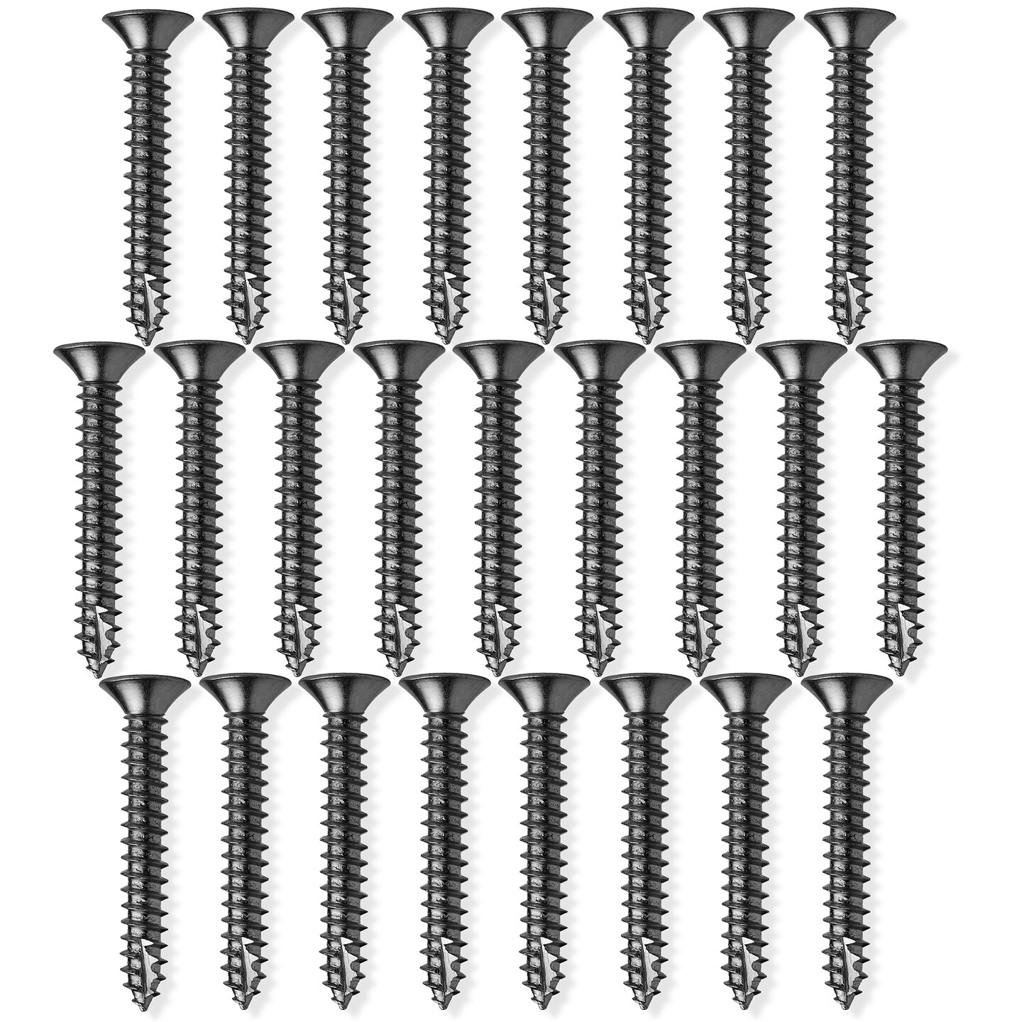 Cauldham Wood Screws #9 x 1-1/2 Inch for Door Hinges - 25 pack