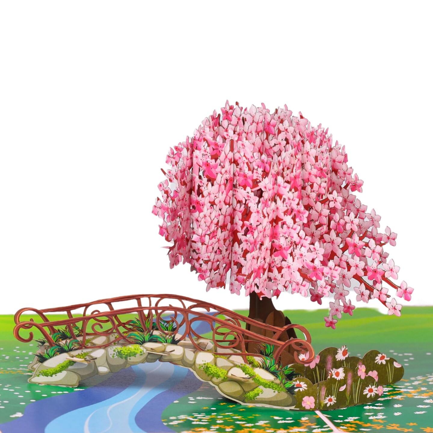 Pop Up Flower Birthday Cards, Cherry Blossom Tree 3D Pop Up Birthday Cards, Thank You Card 6x 8&#x22;, Anniversary Card, Mother&#x27;s Day Card, Valentines Card All Occasion for Women, Wife, Mom, Grandma, Her
