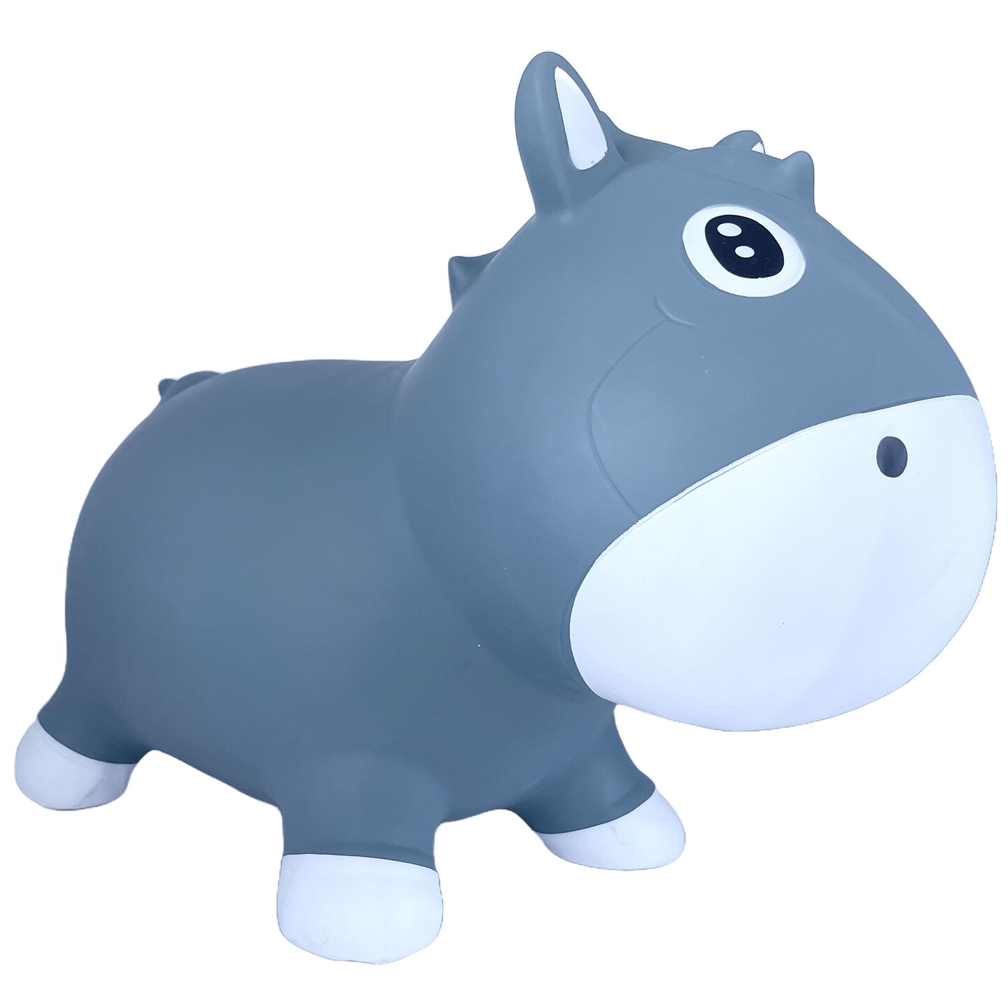 Pop It Up: Kidzzfarm Bouncing Horse: Junior - Blue - Inflatable Animal Hopper, Bouncing Toy &#x26; Air Pump, Indoor &#x26; Outdoor, Kids &#x26; Toddlers Ages 12mo+