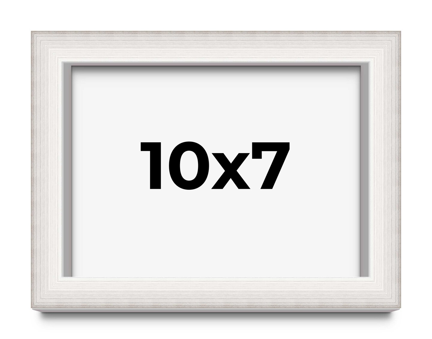 Photo Size Shadow Box 1.5" Depth Silver Picture Frame - UV Acrylic, Backing, Hanging Hardware