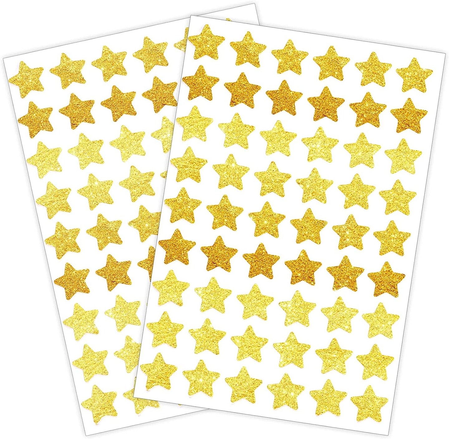 1620 Holographic Foil Small Gold Star Stickers for Kids Reward, Behavior Chart, Student Planner and School Classroom, 0.6&#x22; Diameter