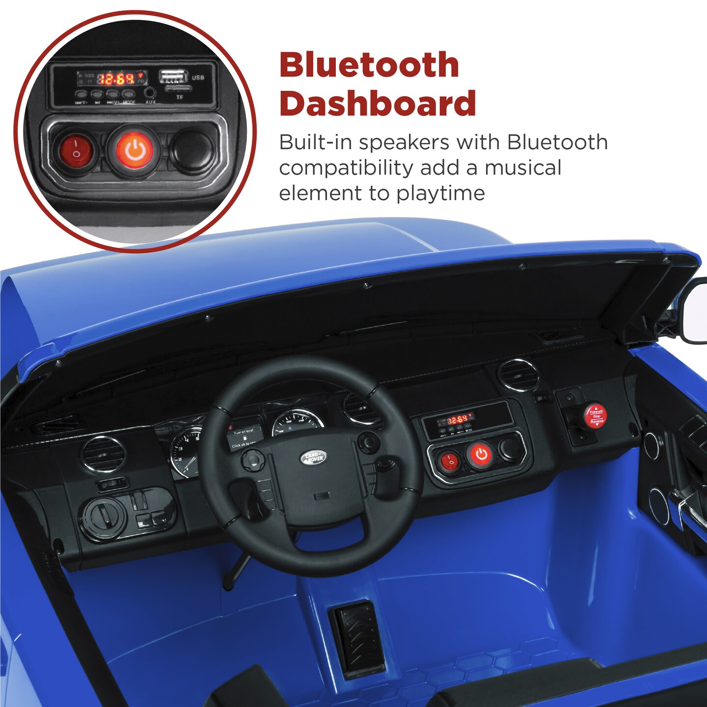 Best Choice Products 12V 3.7 MPH 2-Seater Licensed Land Rover Ride On Car Toy w/ Parent Remote Control