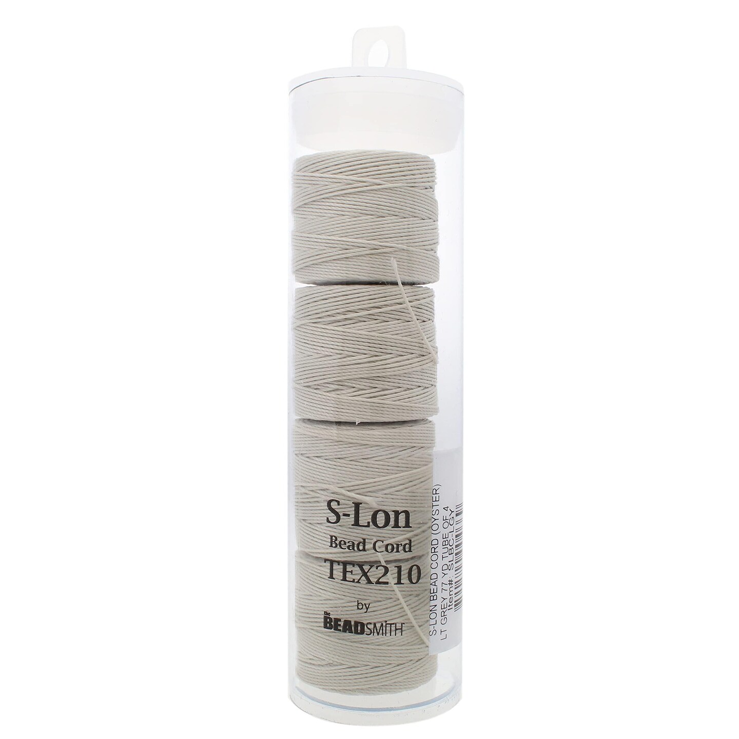 The Beadsmith S-Lon Bead Cord – .5 mm Twisted Nylon Cord for Stringing