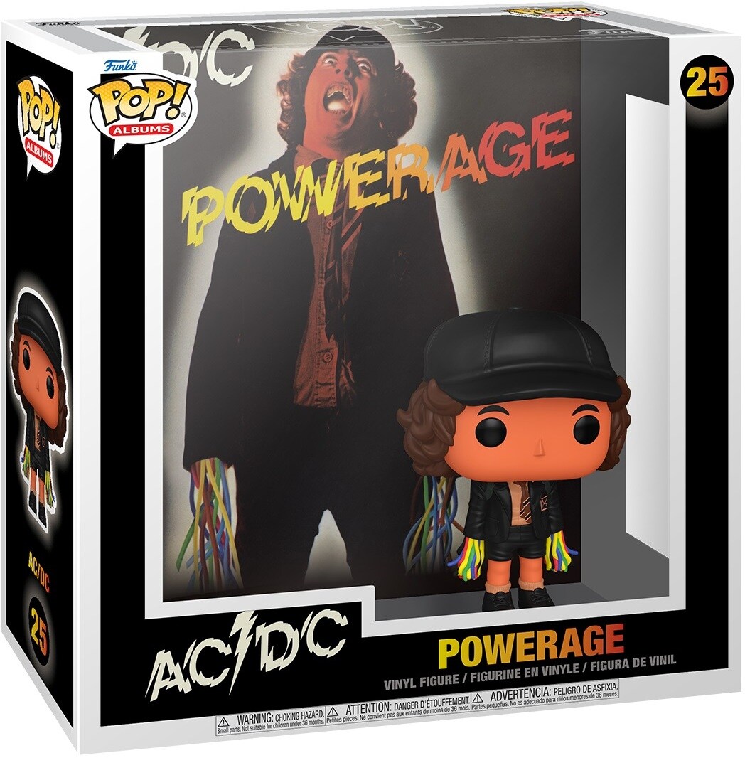 AC/DC - Funko POP! Albums: AC/DC, Powerage [COLLECTIBLES] Vinyl Figure ...