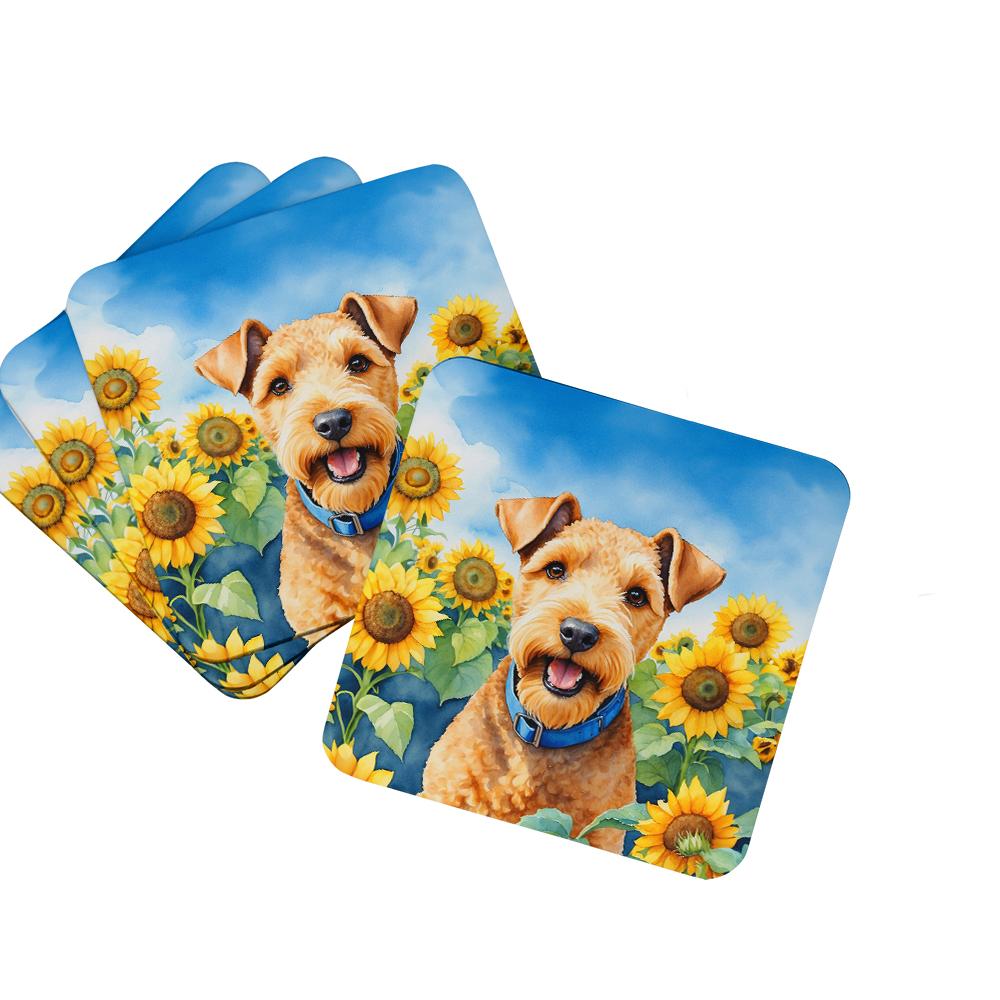 Edge Collections - Multicolor - Exotic Beach Car Coasters Set for Vehicles