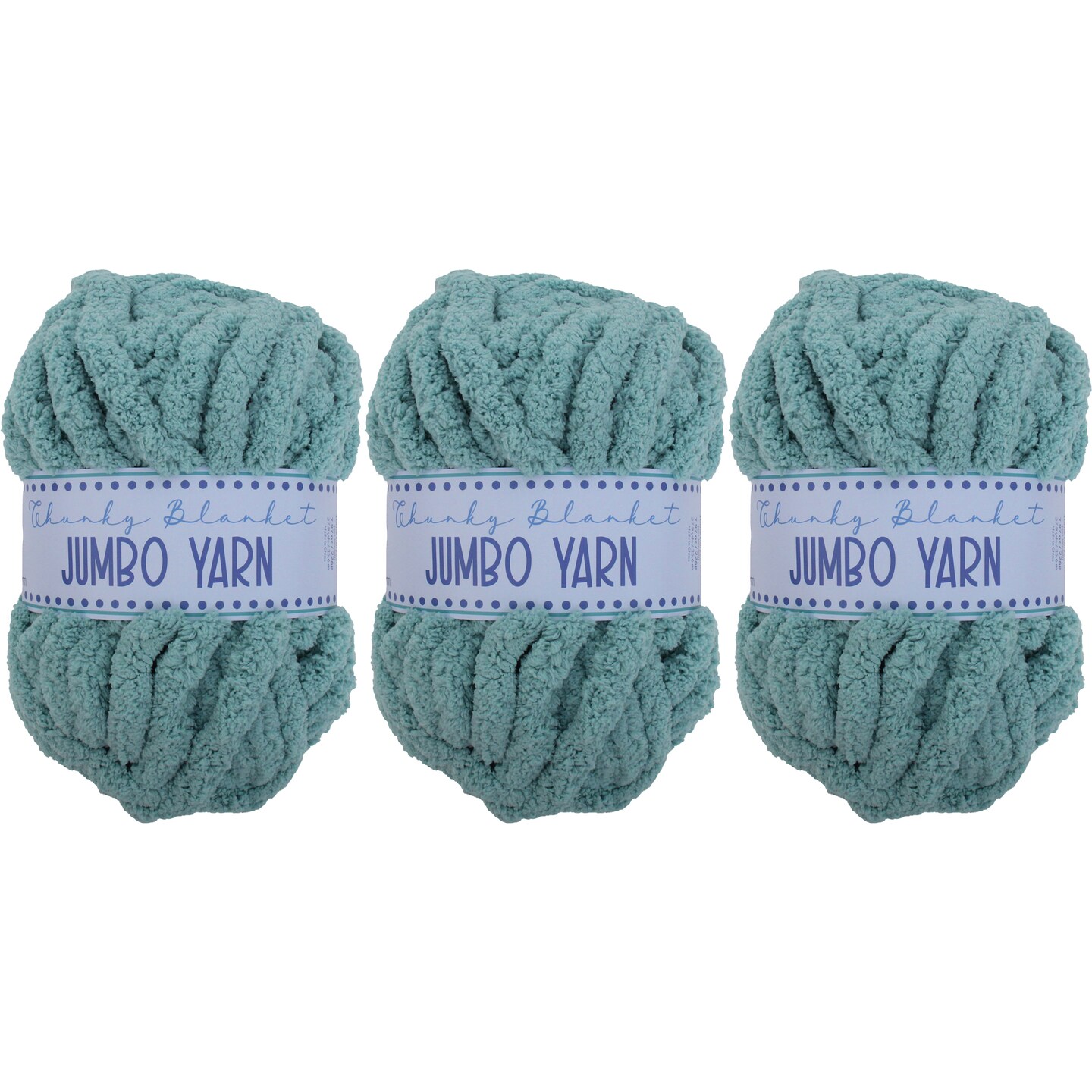 ThreadArt Chunky Chenille Yarn for Hand Knitting – Jumbo Blanket Yarn, Soft Thick Polyester Chenille for Arm Knitting, DIY Throws, Pillows & Pet Beds – 26–27 Yards, 8 oz -Available in Singles, 3 Pack, and 6 Pack