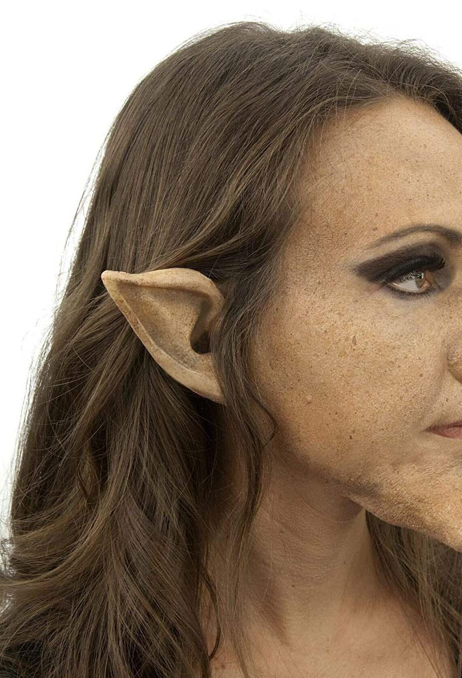 Woochie Classic Latex Ears - Professional Quality Halloween Costume Makeup - Witch Hazel