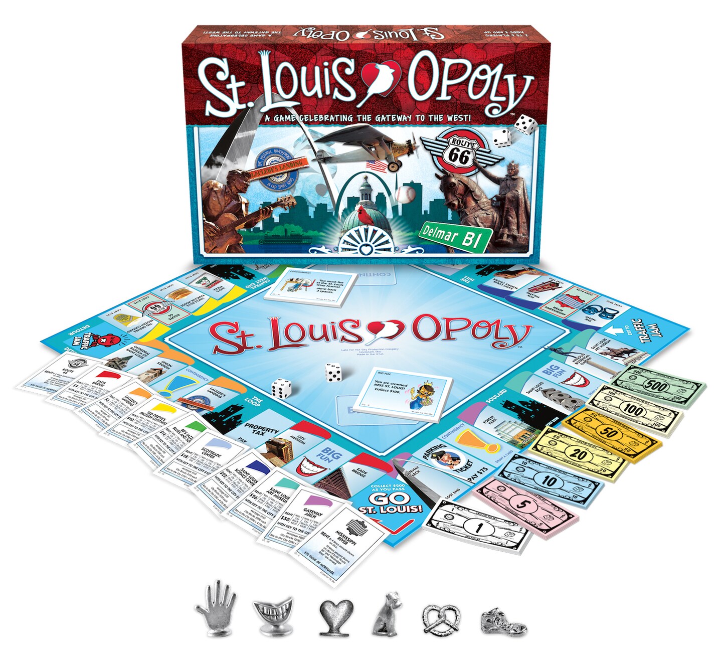 Late for the Sky: St. Louis-Opoly Monopoly Board Game