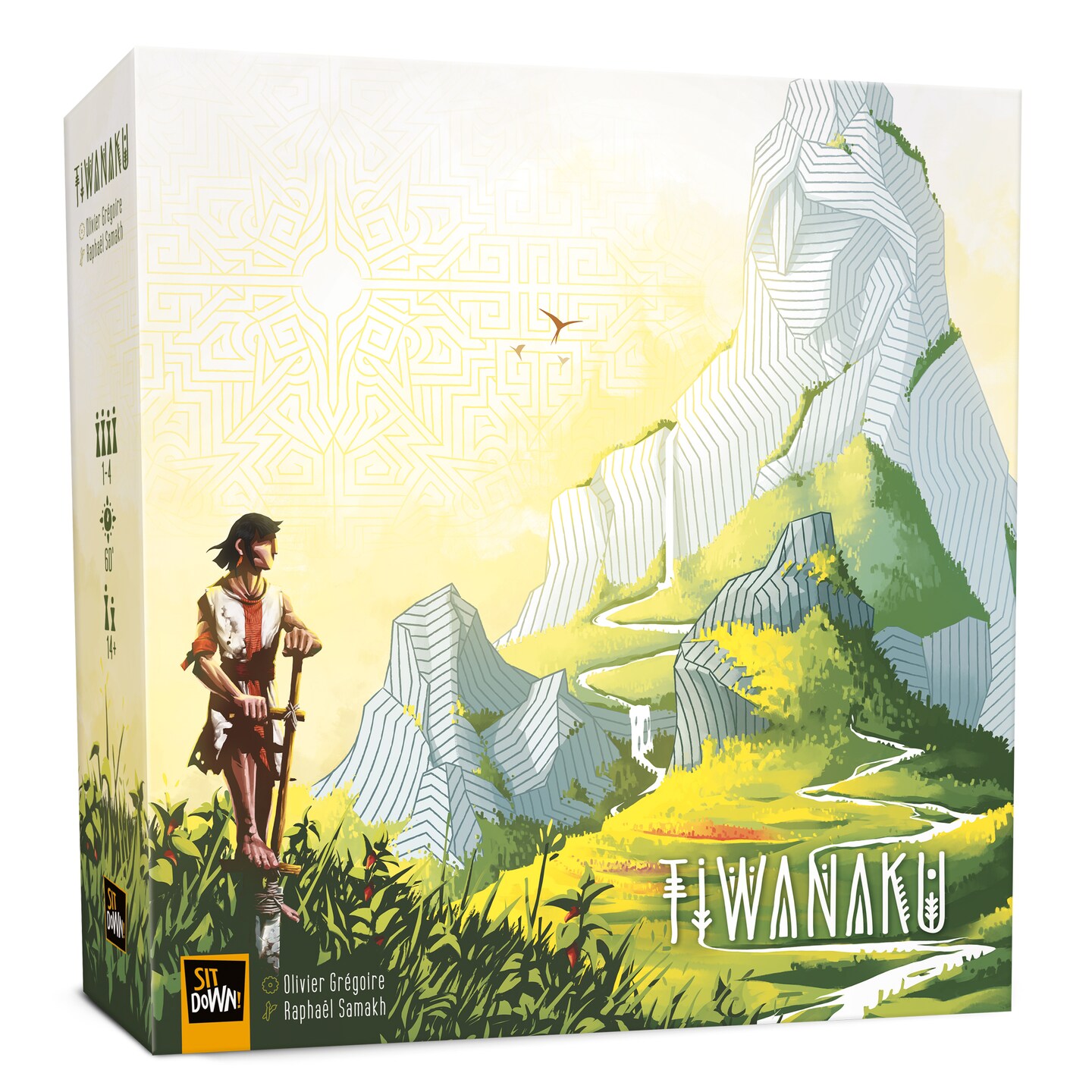Tiwanaku - Sit Down! Strategy Board Game, Deduction Exploration Optimization, Pachamama Mother Earth Wheel, Play Solo Mode Or With Up to 4 Players, 30 - 60 Minute Play Time, For Ages 14+