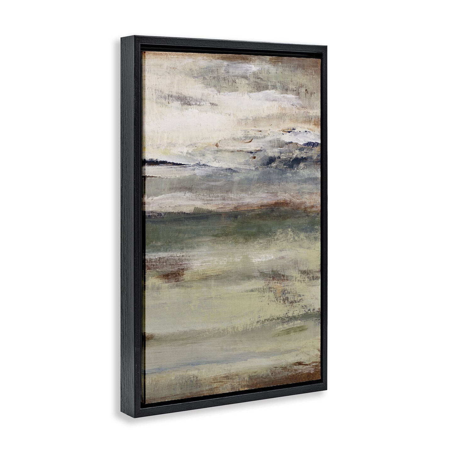 Stupell Industries Earthy Abstract Layers Floating Frame Design by Lanie Loreth