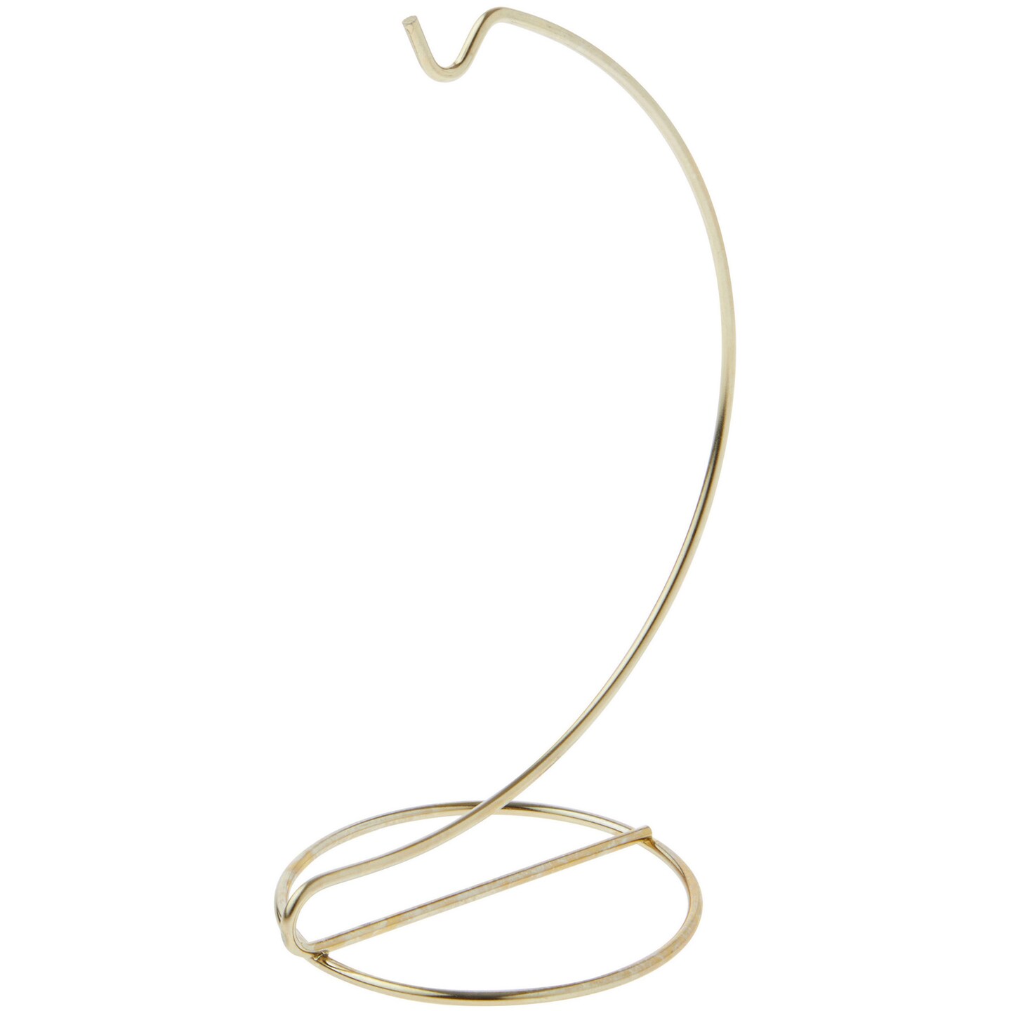 Plymor Simple Gold Ornament Stand, 7&#x22; H x 3&#x22; W x 3&#x22; D