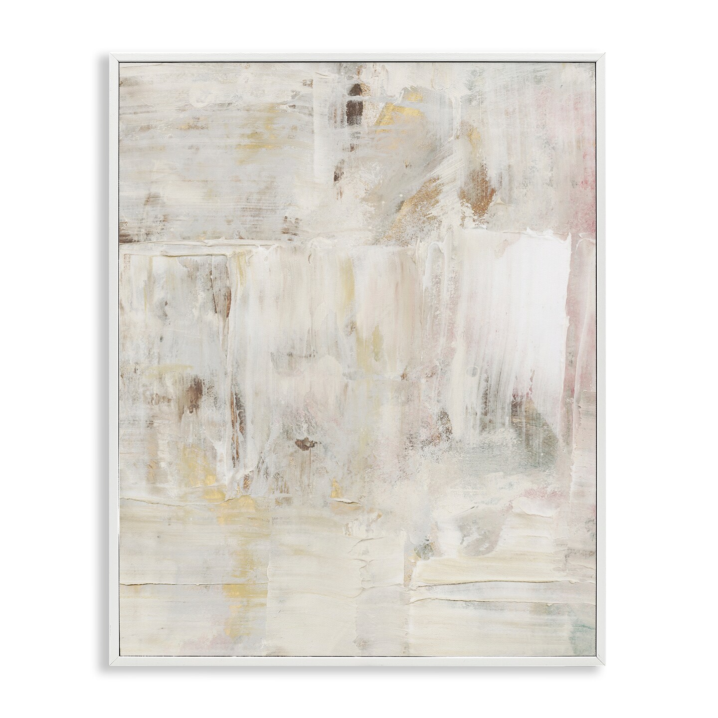 Stupell Industries Natural Abstract Pattern Framed Giclee Design by Victoria Barnes