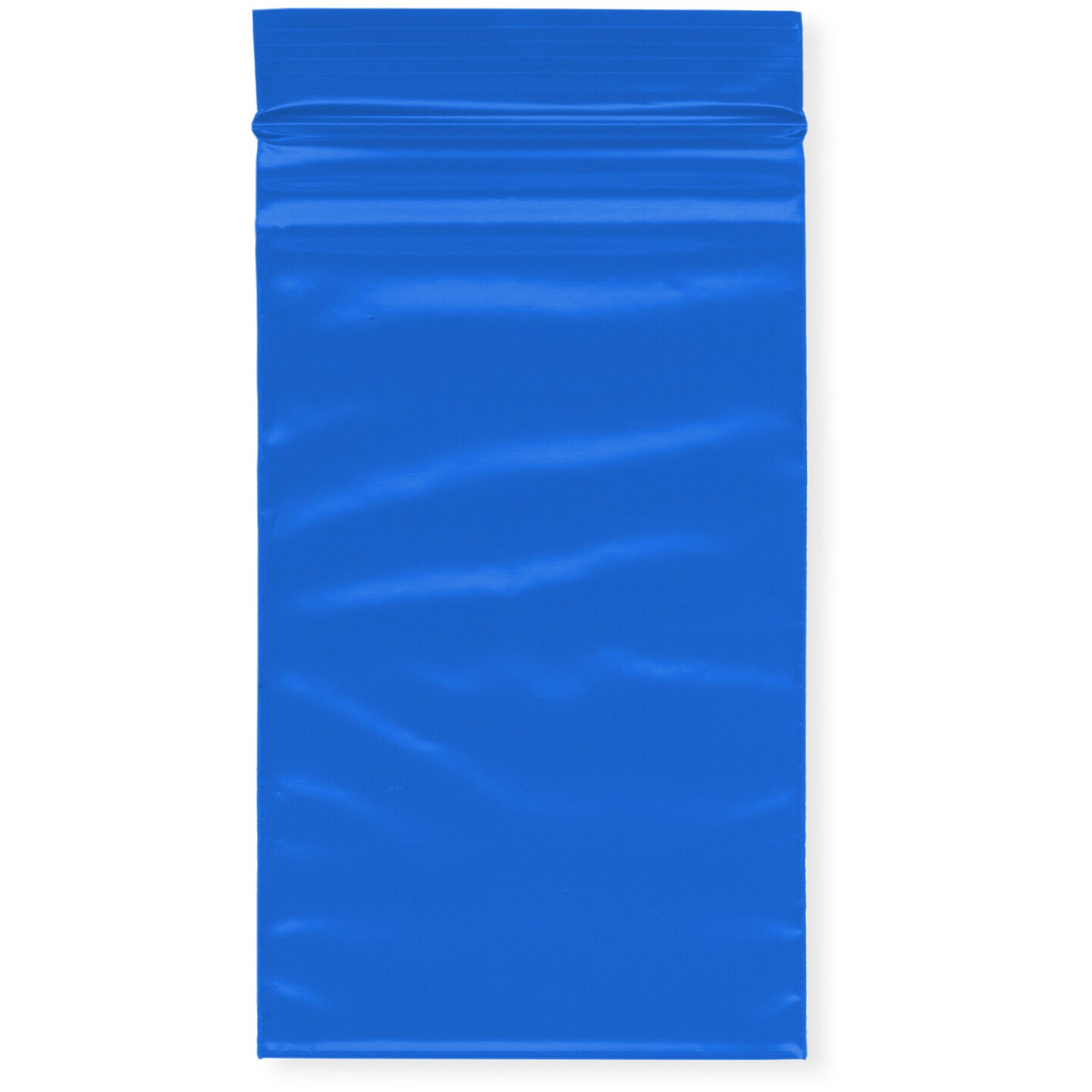 Plymor 3&#x22; x 5&#x22;, Blue 2 Mil Zipper Reclosable Plastic Bags