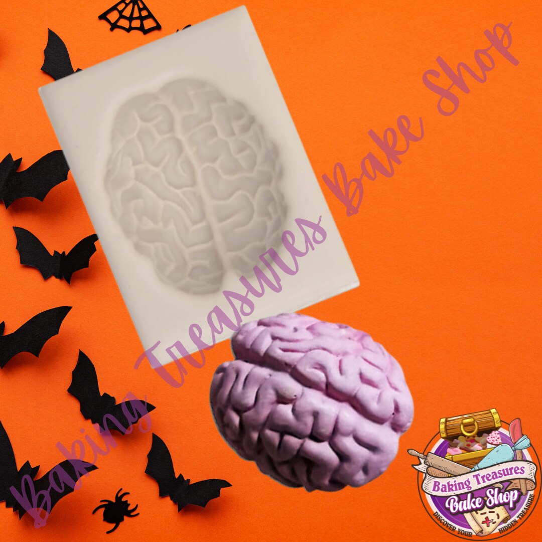 Human Brain Silicone Mold