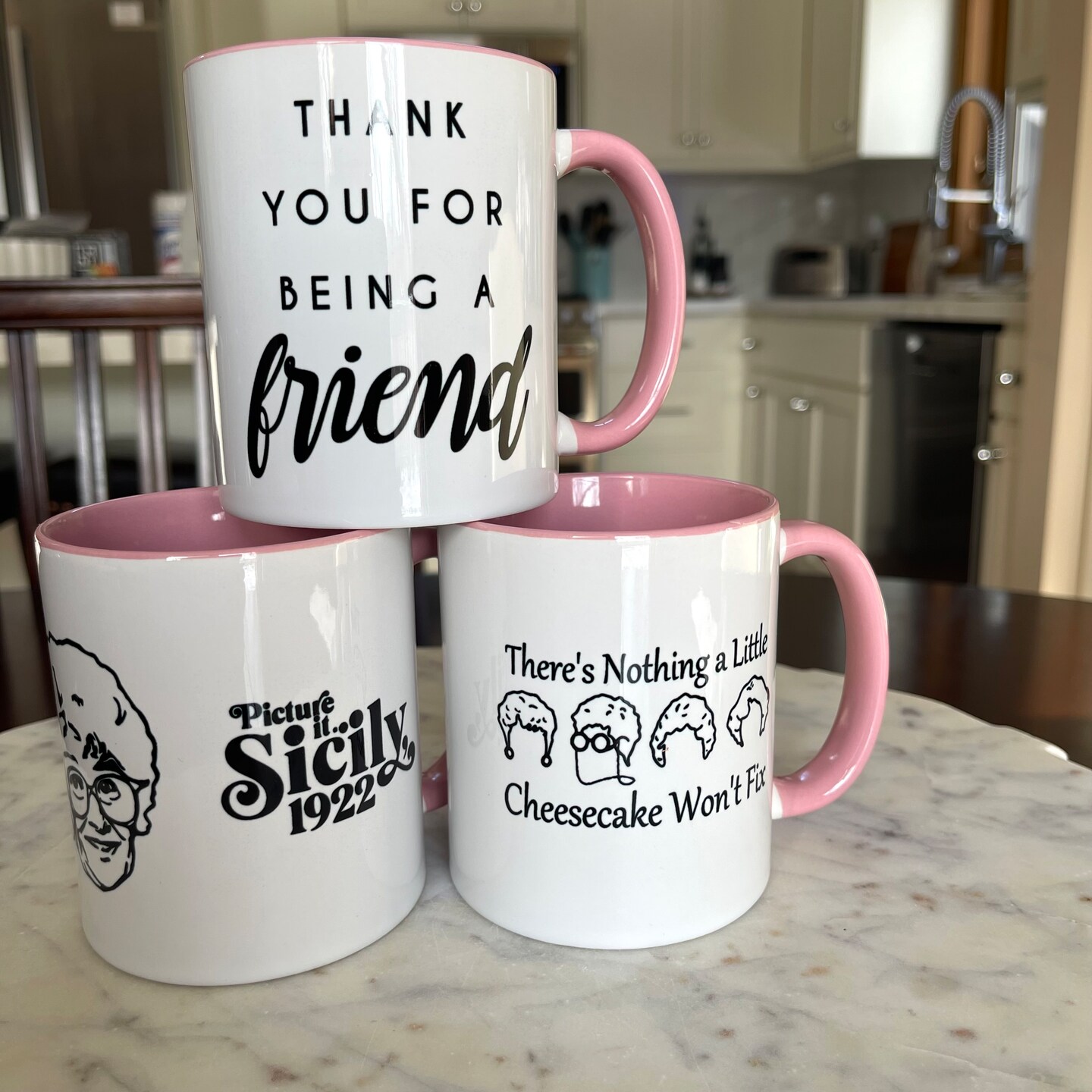 Golden Girls - There's Nothing a Little Cheesecake Won't Fix Mug - Funny  Mugs - Dorothy Rose Sophia Blanche | MakerPlace by Michaels