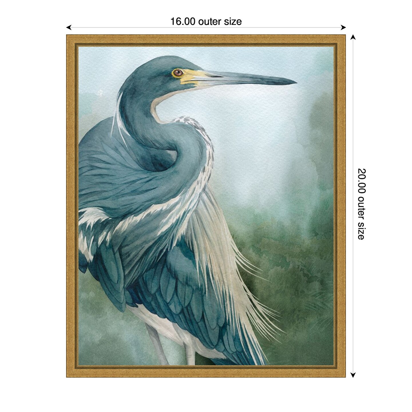 Bayou King I by Grace Popp Framed Canvas Wall Art
