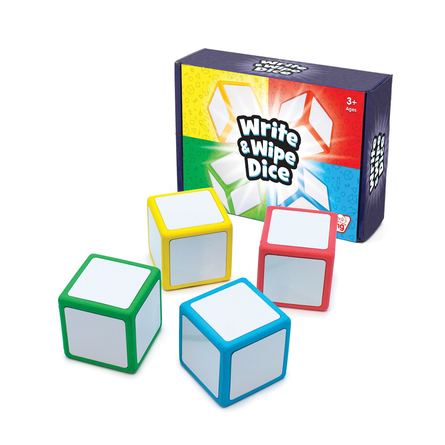 Junior Learning Write &#x26; Wipe Dice - Custom 6-sided Dice