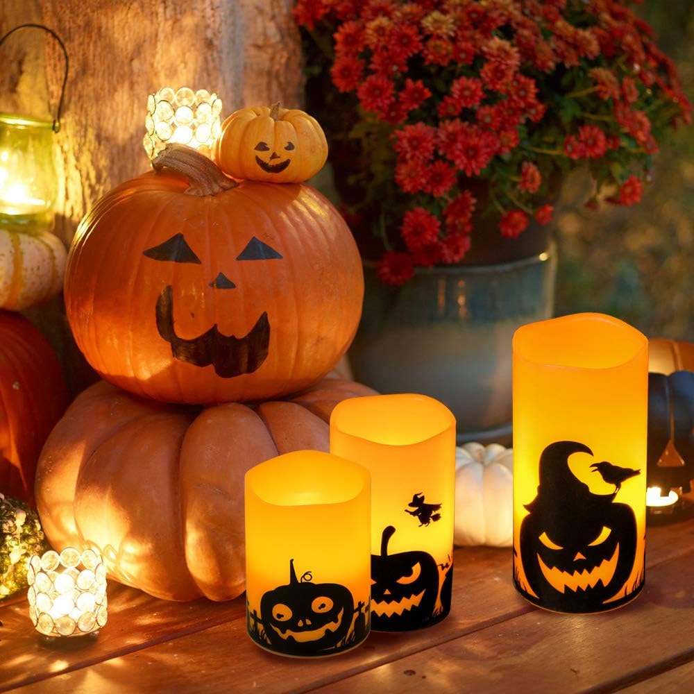 Halloween Flameless Candles