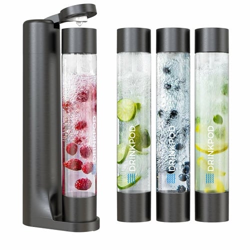 Pod Soda Machine - Make Homemade Sparkling Water Juice Tea And