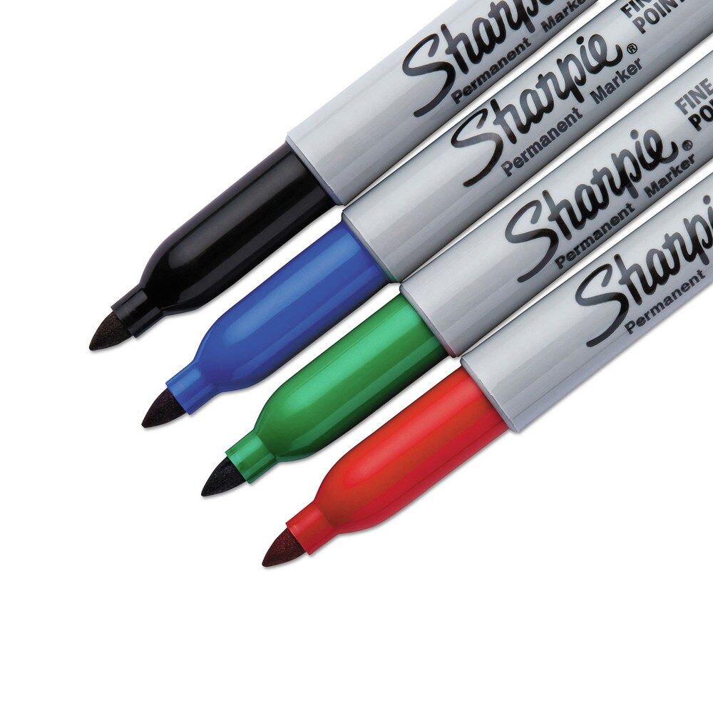Sharpie Fine Bullet Tip Permanent Marker - Assorted Colors (4/Set)